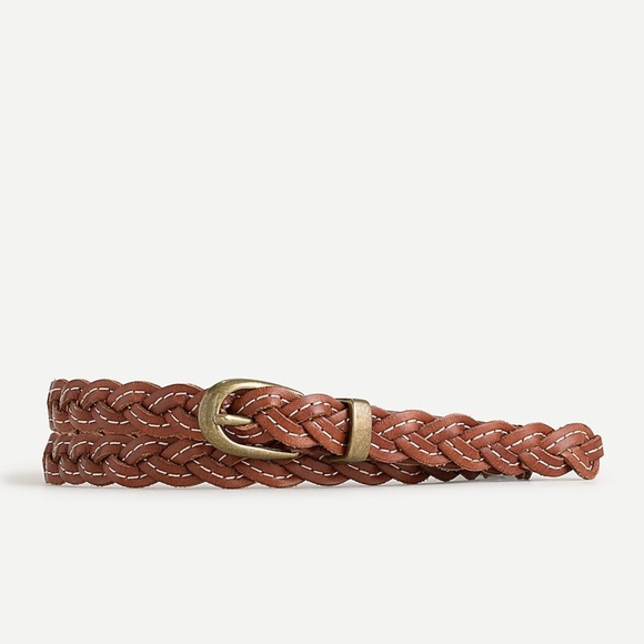J Crew Braided Leather Belt